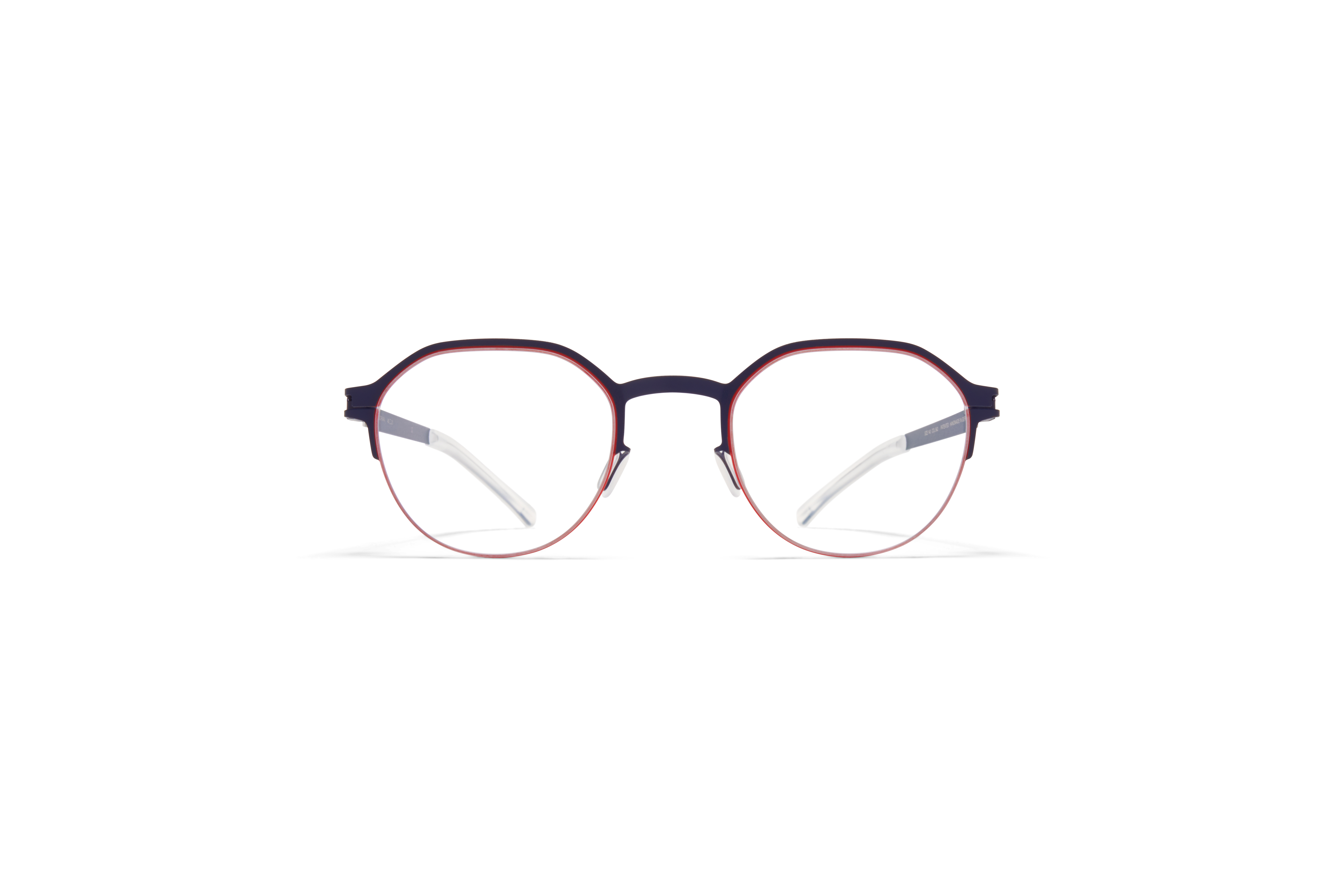 Navy/Rusty Red
