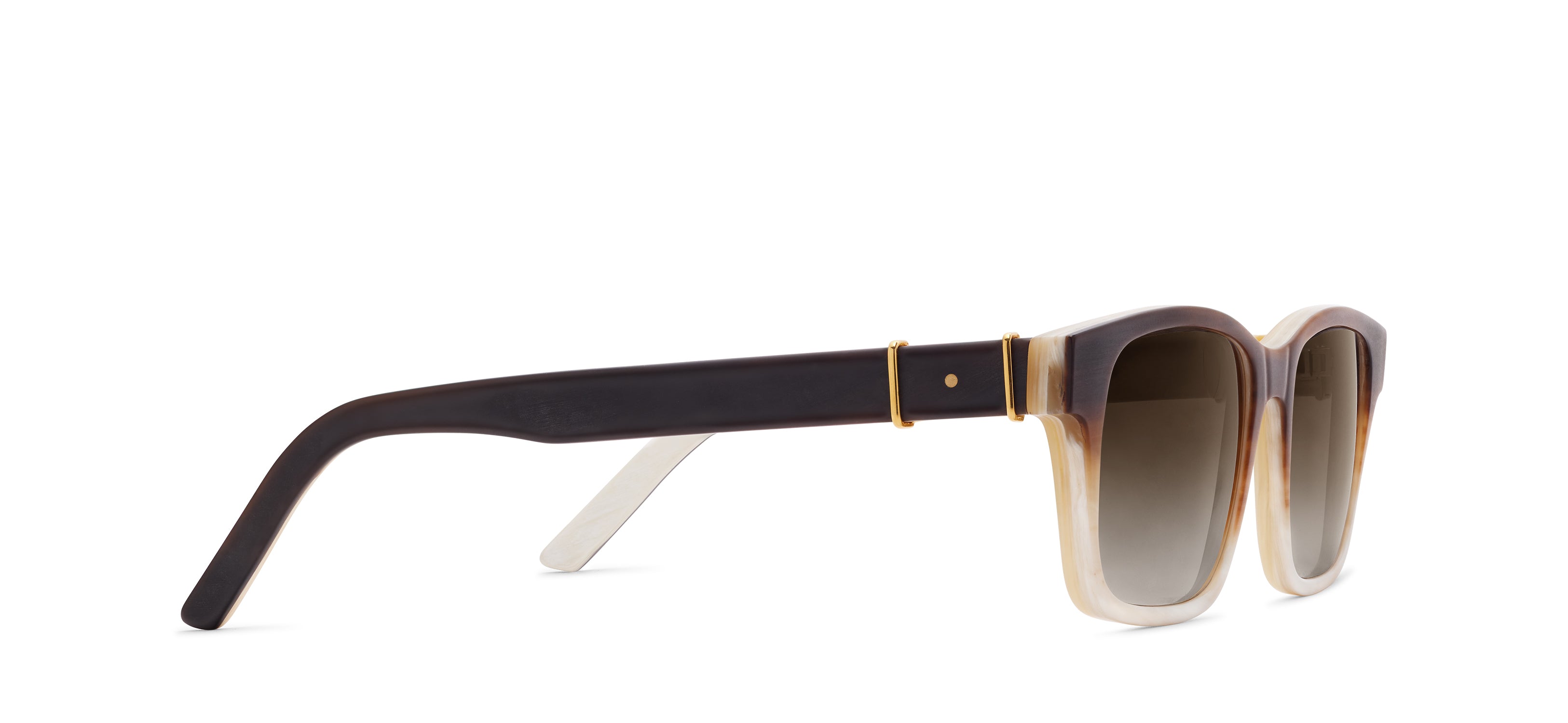RMNYC 657 HORN - Matte Brown Crème Fade D. H34-1 alternate angle