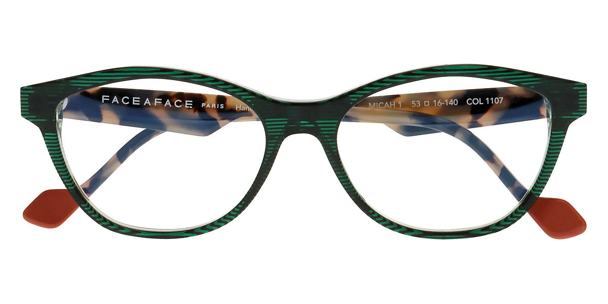 Transparent Striped Dark Green