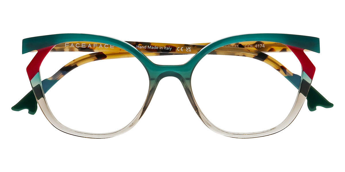 Gradient Green Smoked Glass