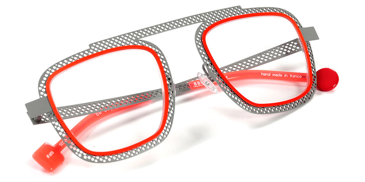 Perforated Satin Gray