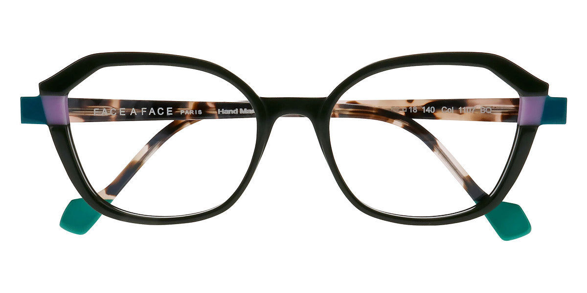 Transparent Striped Dark Green