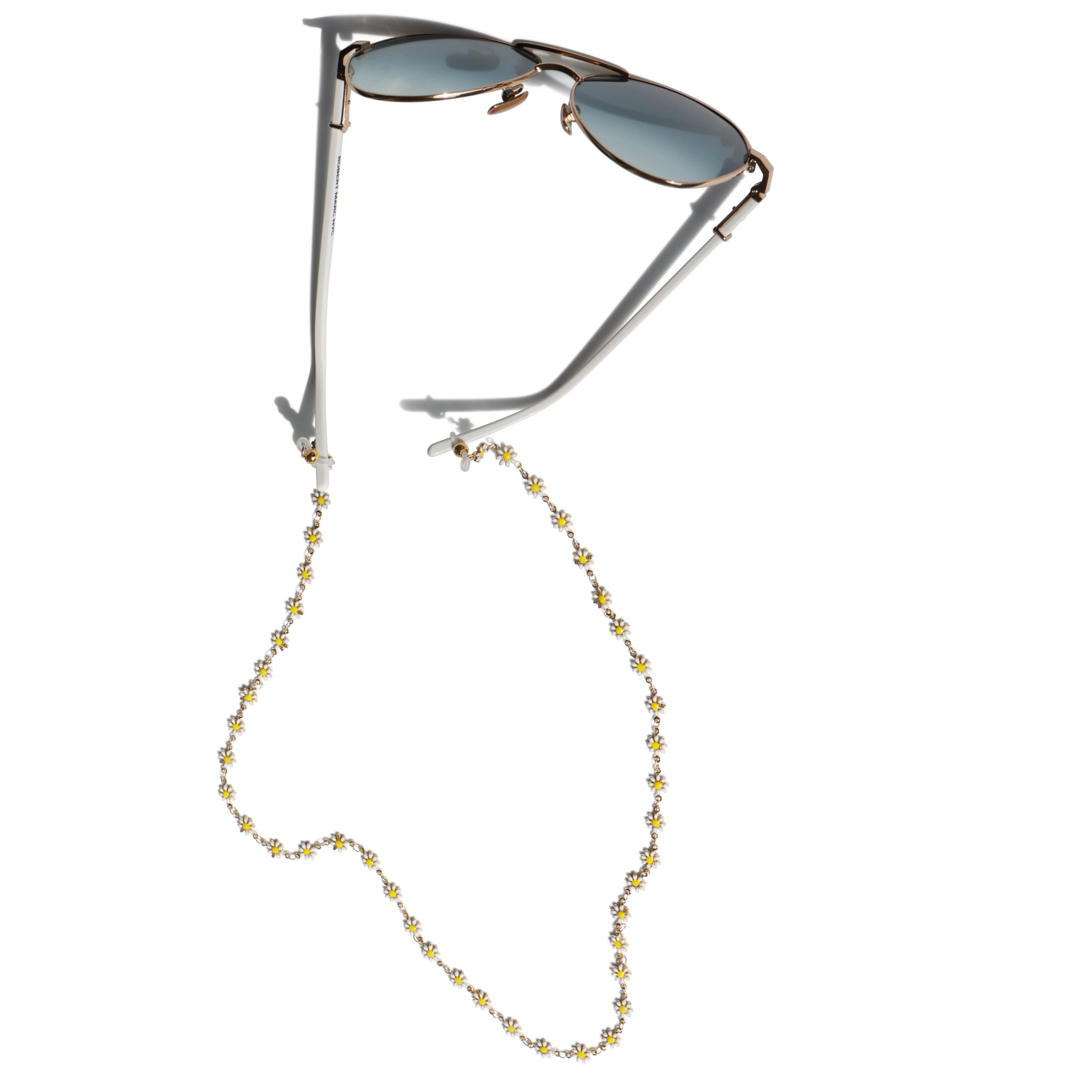 The Agnes Leash White Fleur view 1