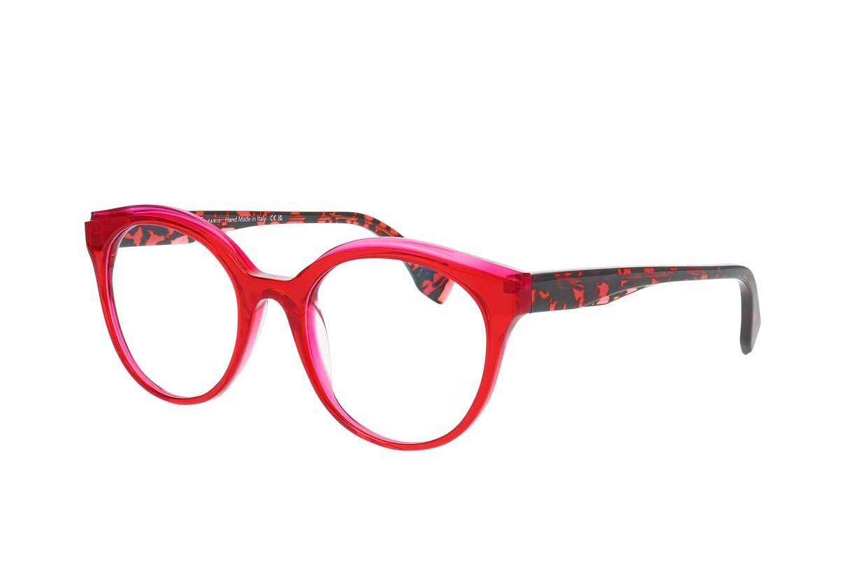 SKIM - 1262 Jelly Red on Pink alternate angle