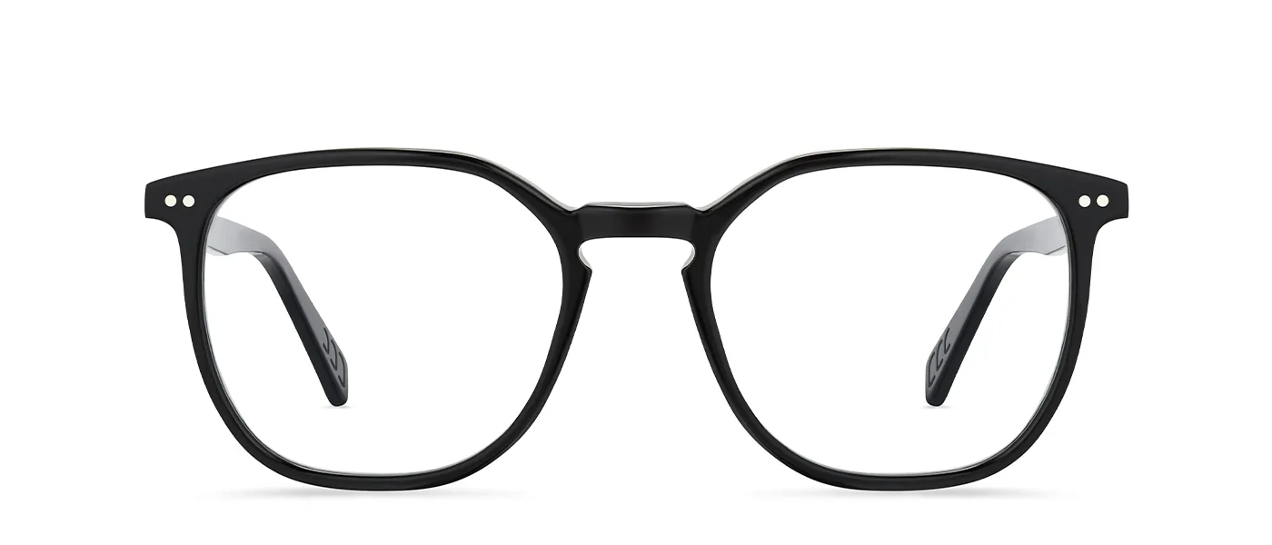 A11 463 01 black - front view | Lunor eyewear at Last Optical