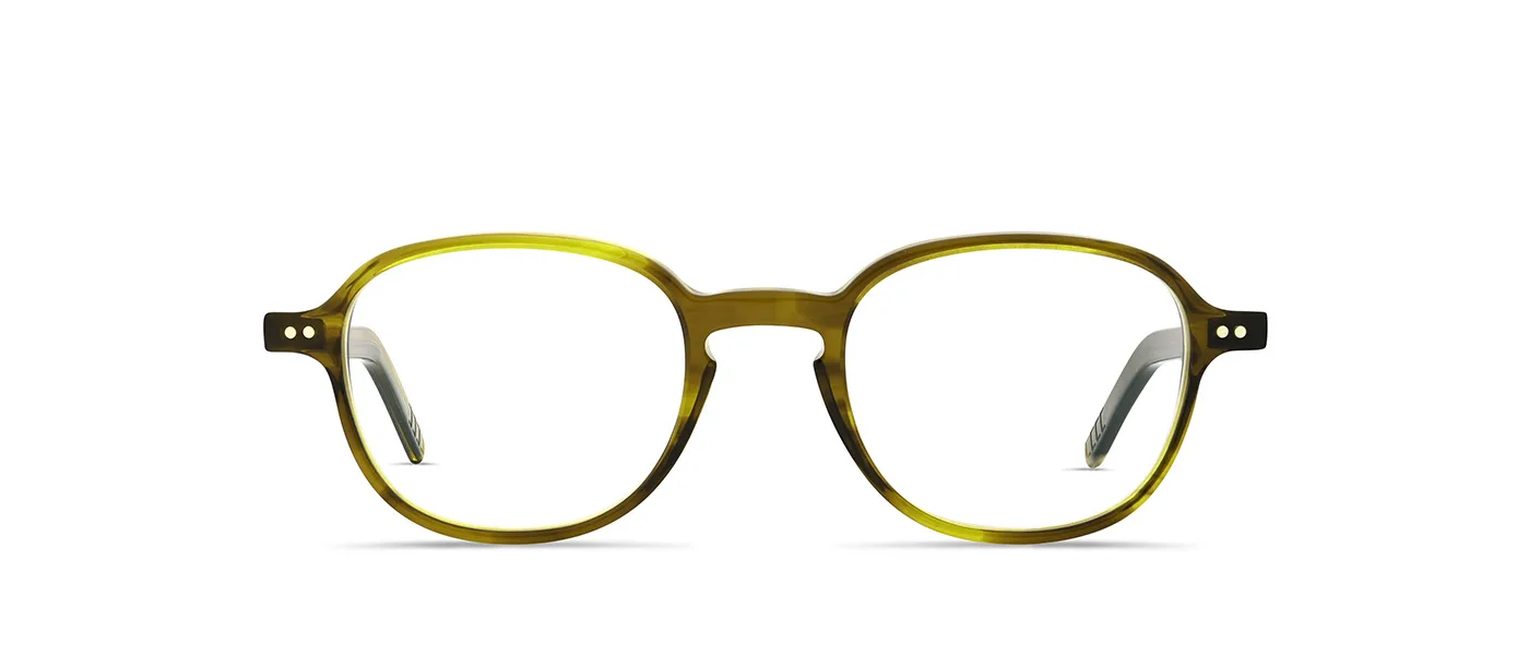 A12 507 66 Smoky Olive - front view | Lunor eyewear at Last Optical