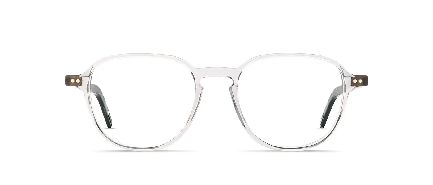 63 light grey crystal / havana green