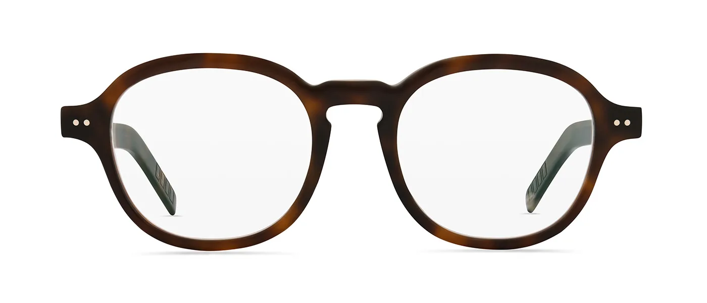 A14 702 73 dark brown spotted - front view | Lunor eyewear at Last Optical