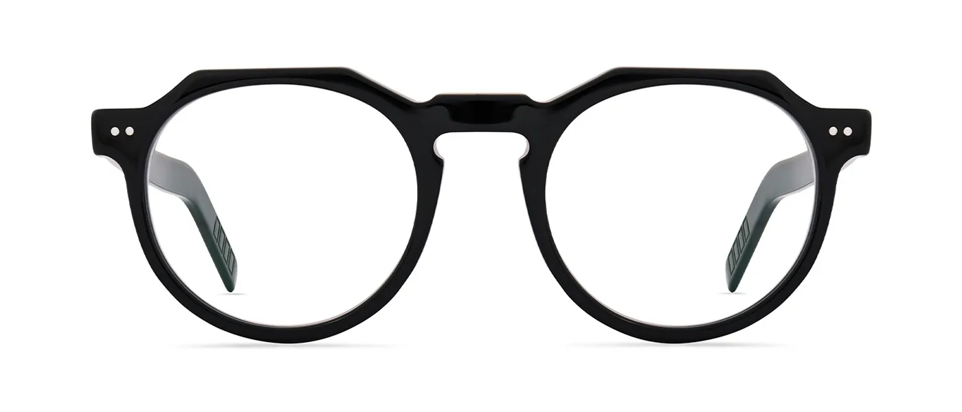 A14 705 01 Col. 01 – black - front view | Lunor eyewear at Last Optical