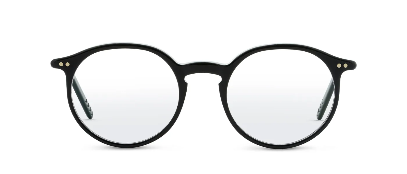A5 239 01 Schwarz Glaenzend - front view | Lunor eyewear at Last Optical