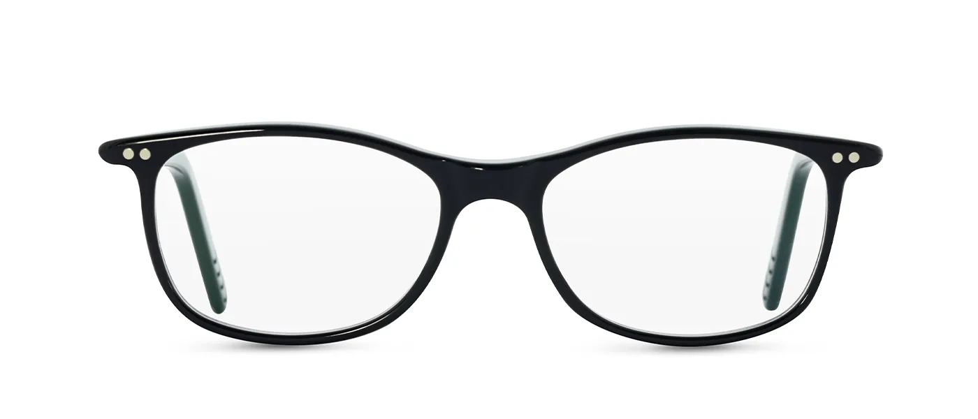 A5 600 01 Schwarz Glaenzend - front view | Lunor eyewear at Last Optical