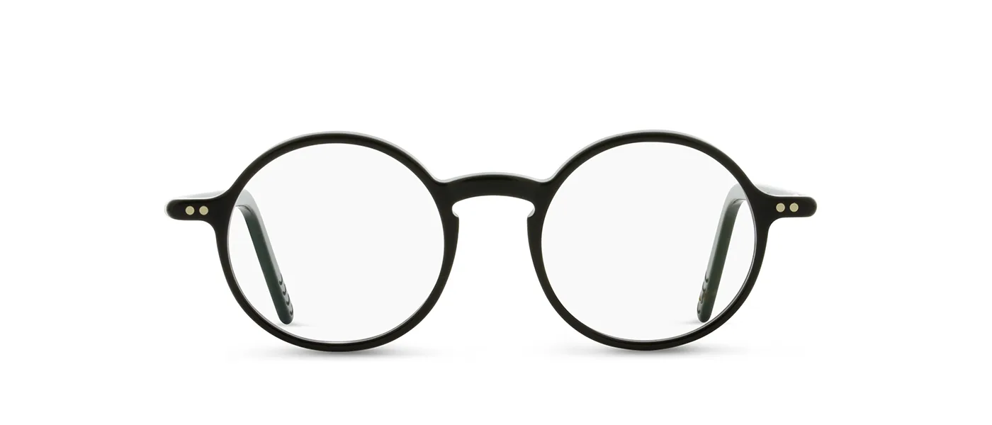 A5 604 01 Schwarz Glaenzend - front view | Lunor eyewear at Last Optical