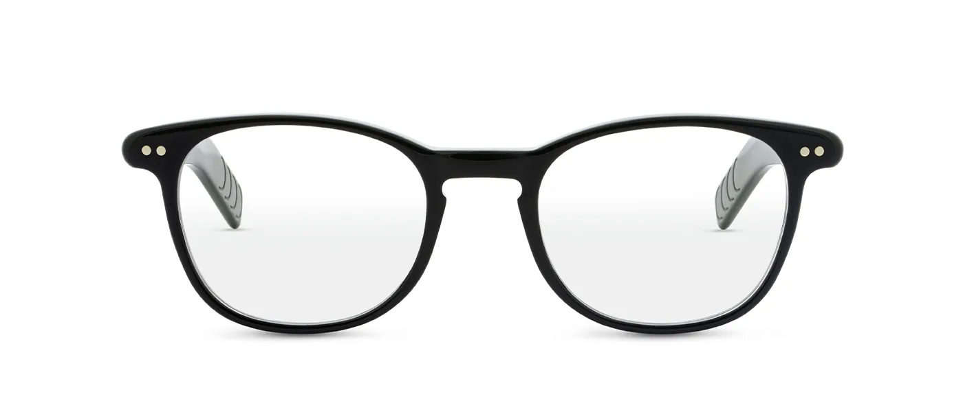 A6 246 01 Black Glossy - view 2 | Lunor eyewear at Last Optical