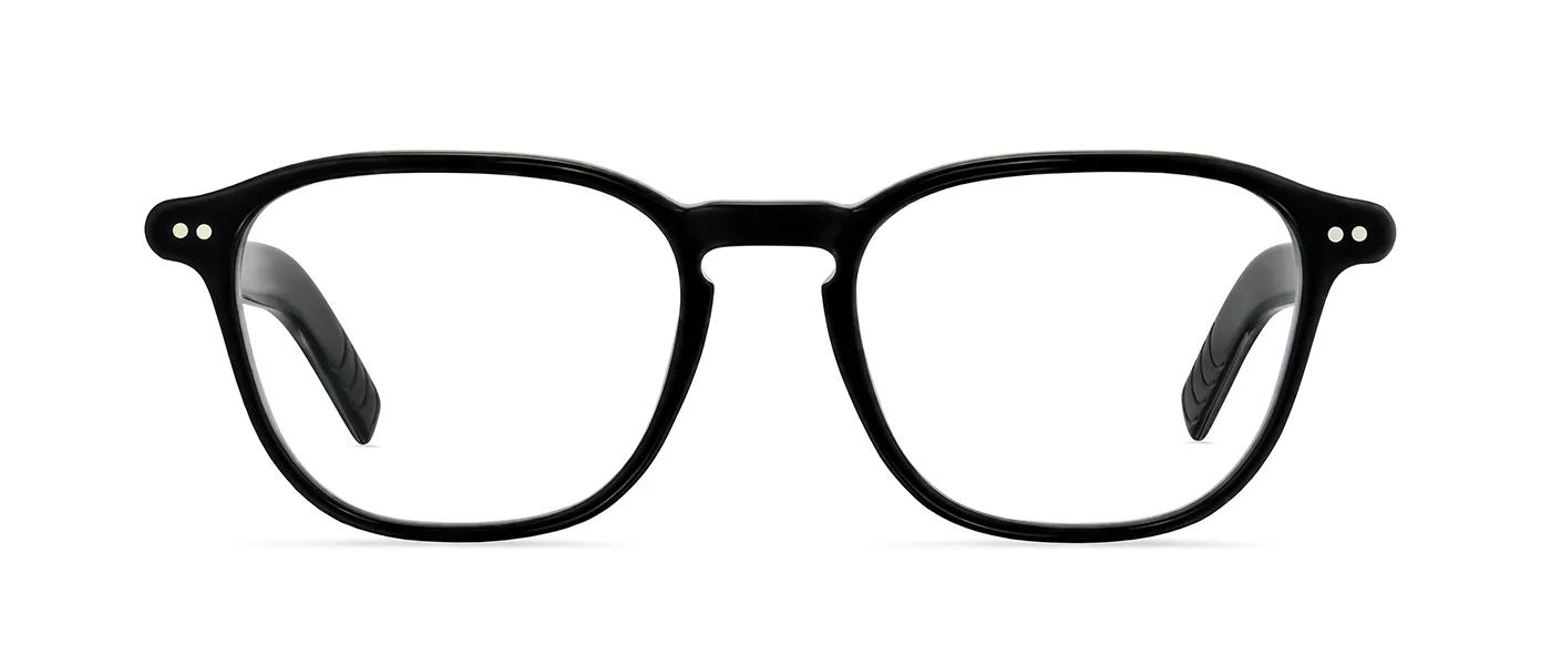 A6 259 01 black - front view | Lunor eyewear at Last Optical