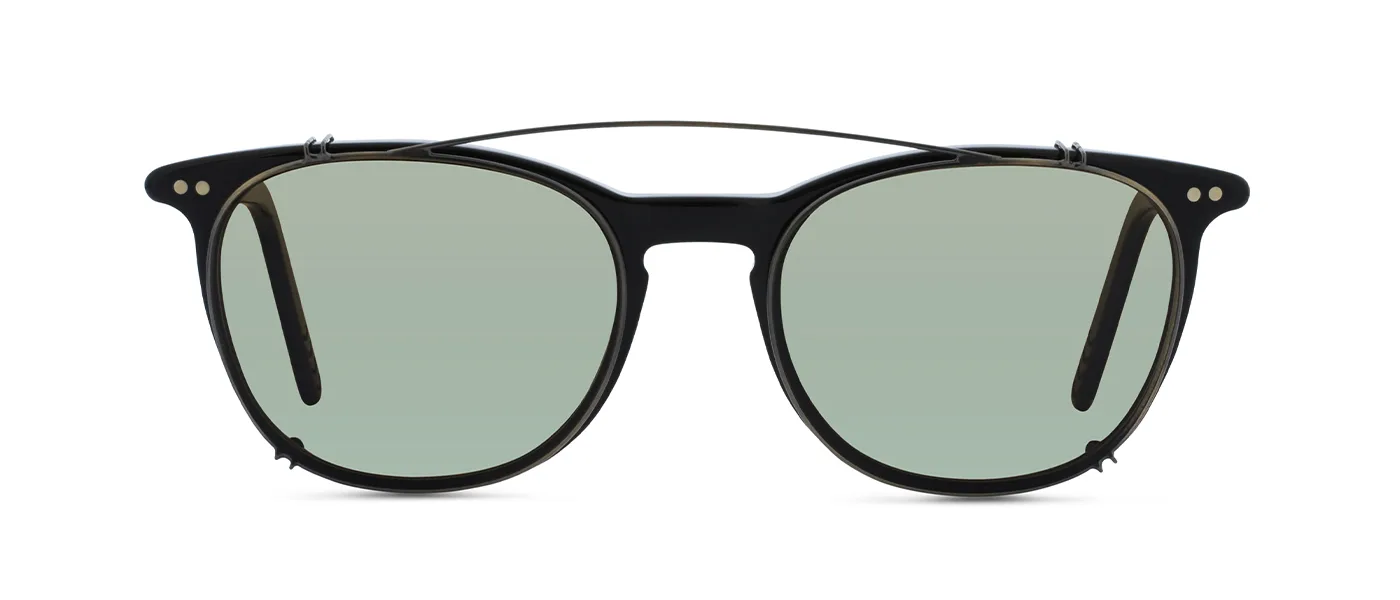 CLIP-ON A5 607 AS antique silver - front view | Lunor eyewear at Last Optical