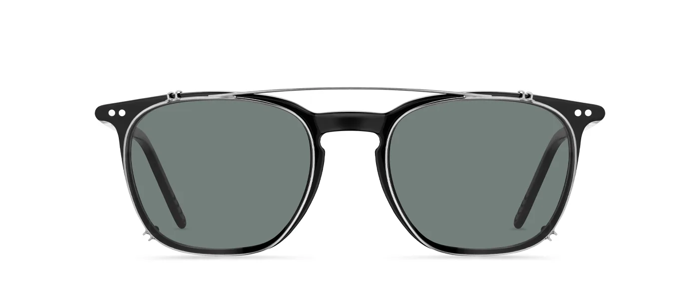 CLIP-ON A5 610 col-ag-antik-gold-en Col. AG – antique gold - front view | Lunor eyewear at Last Optical