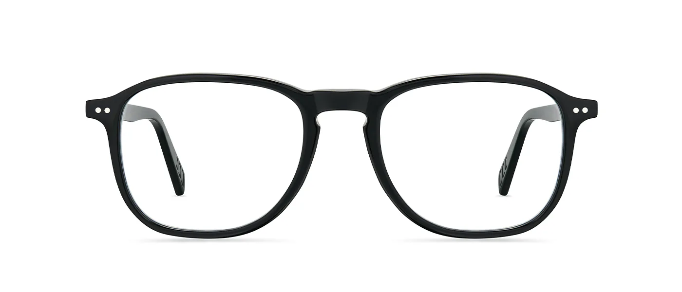 LUNOR A11 464 01 Schwarz Glaenzend - front view | Lunor eyewear at Last Optical