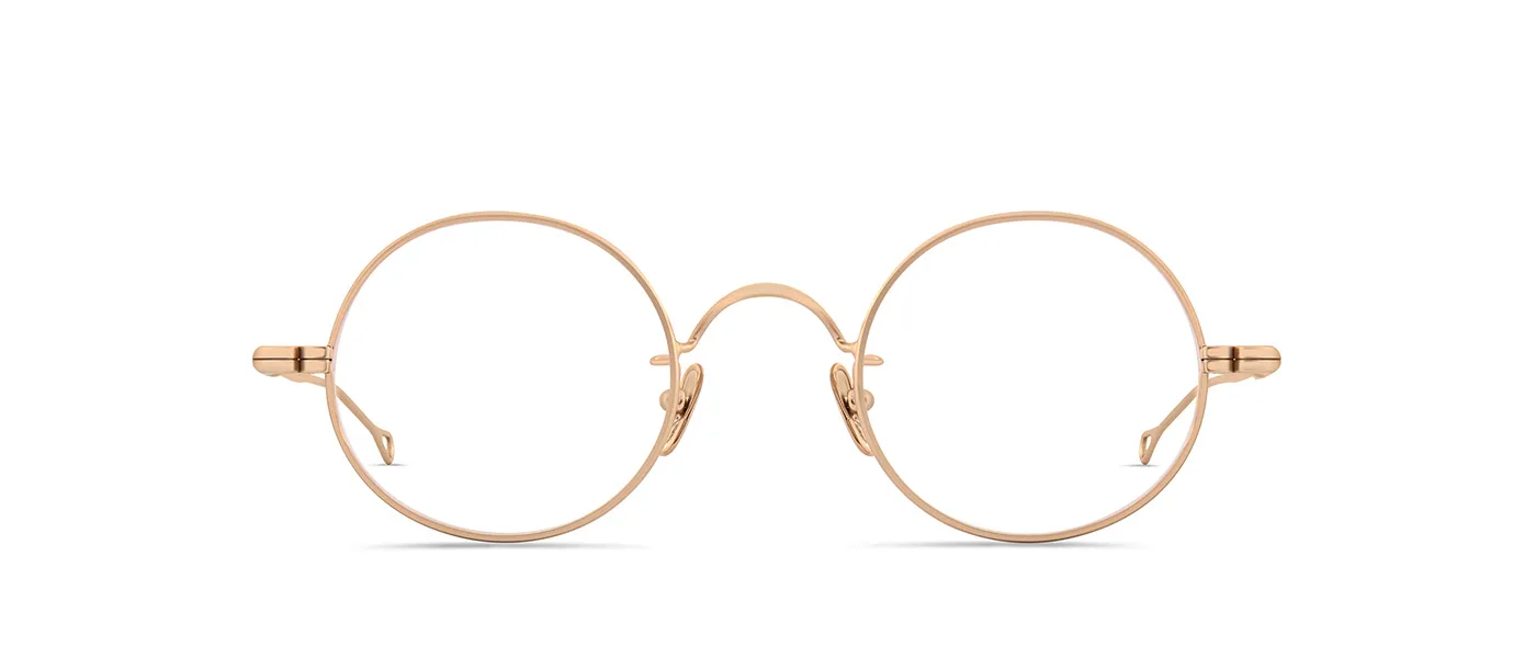 M5 05 RGS Rose Gold Satiniert - front view | Lunor eyewear at Last Optical