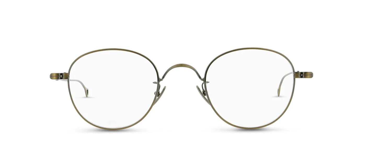 M5 06 AG Col. AG – antique gold - front view | Lunor eyewear at Last Optical