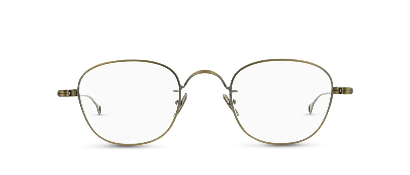 M5 07 AG antique gold - front view | Lunor eyewear at Last Optical
