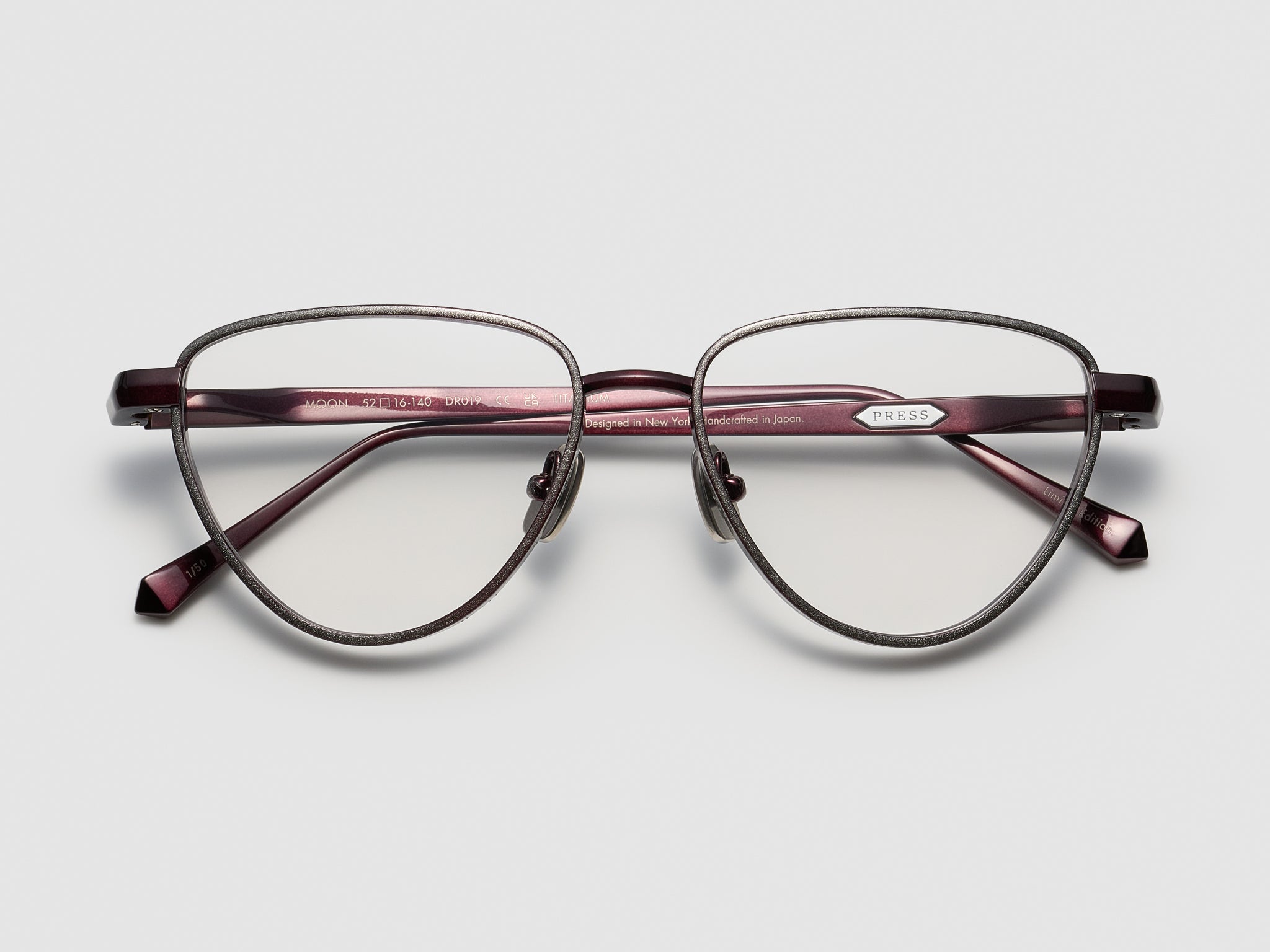Burgundy Platinum Leaf - DR019