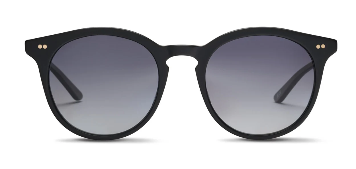 Matte Black | Polarized CR39 Grey Gradient Lens