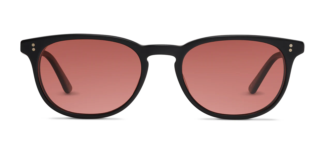 Matte Black | Glass Crimson