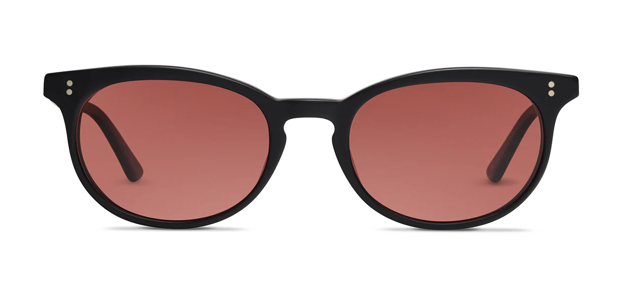 Matte Black | Glass Crimson