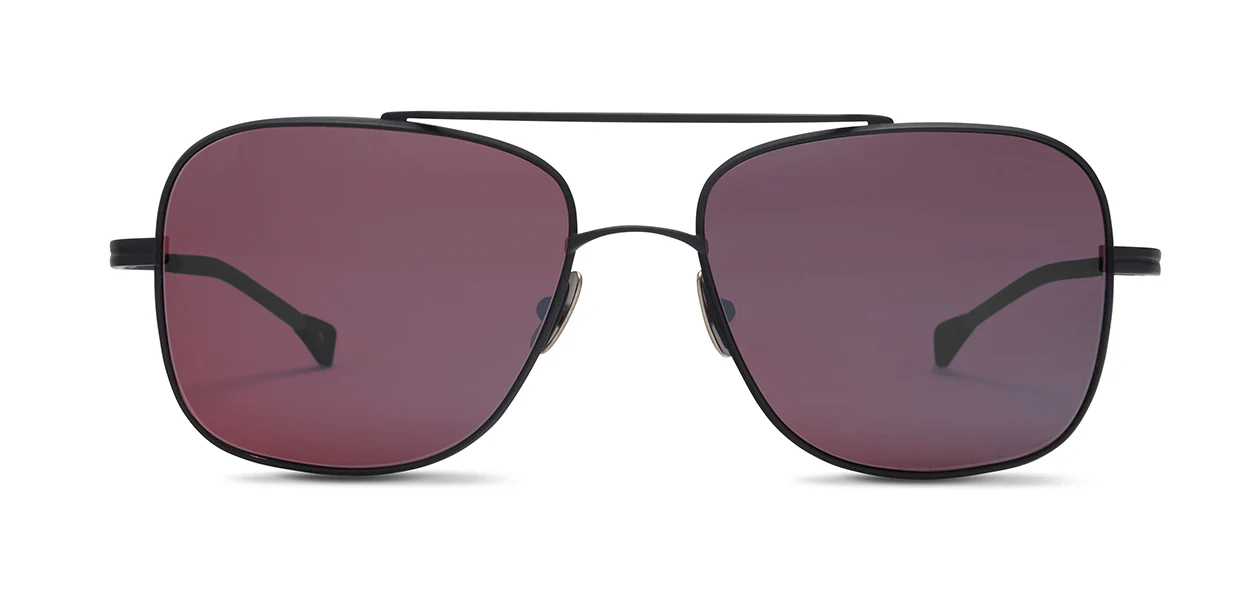 Black Sand | Polarized Glass Natural Red Flash Mirror