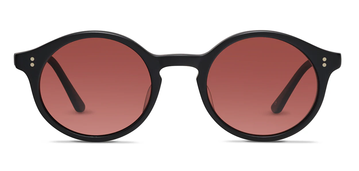 Matte Black | Glass Crimson