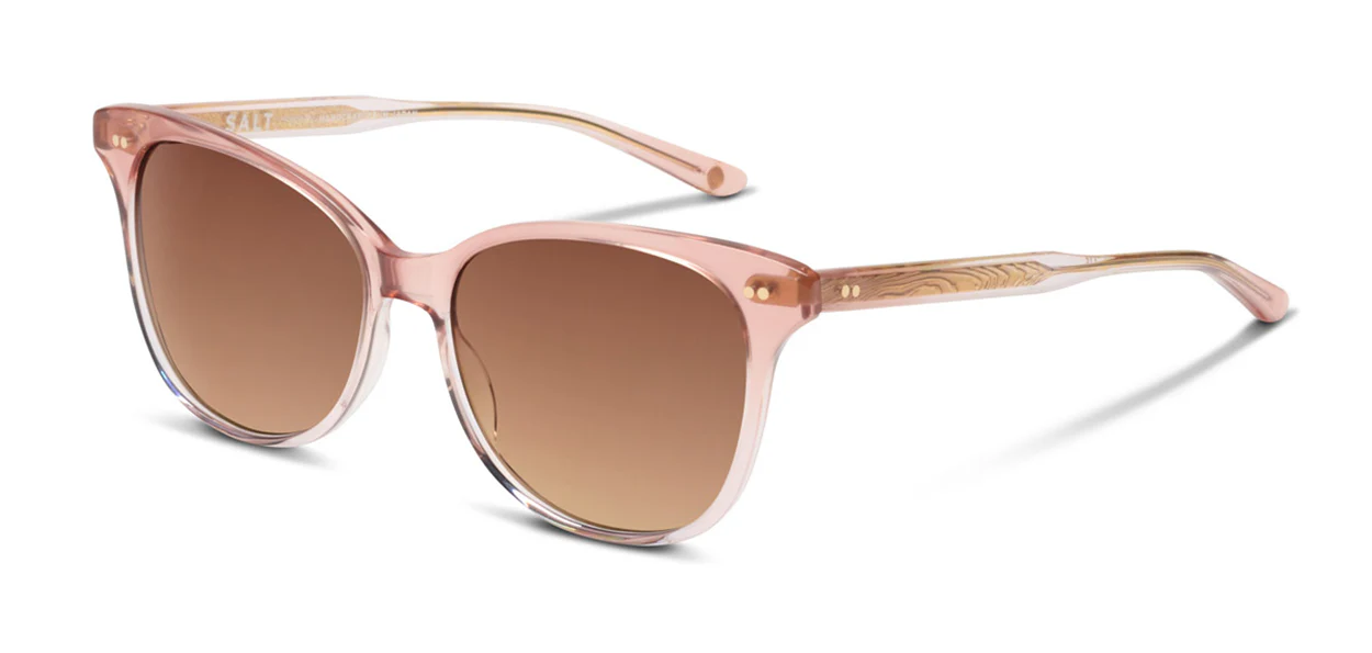 Virginia - Rose Fog | Polarized CR39 Brown Gradient Lens alternate angle