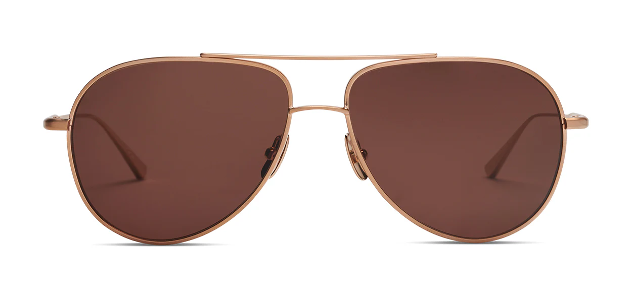 Brushed Honey Gold | Polarized CR39 Brown Lens