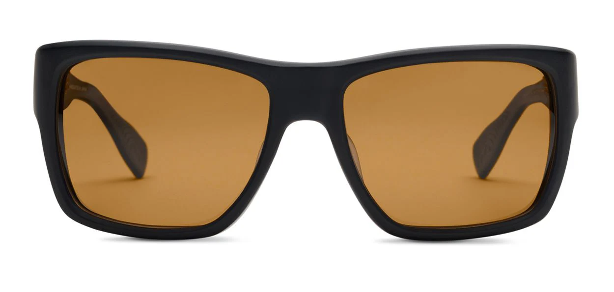 Matte True Navy | Polarized CR39 Brown Lens