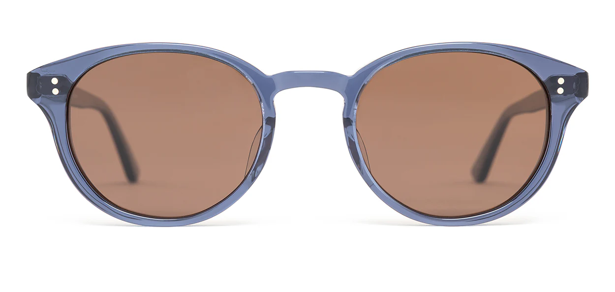 Indigo Blue | Polarized CR39 Deep Brown Lens